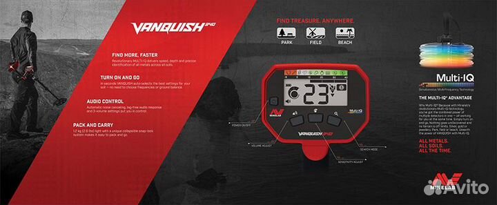 Металлоискатель Minelab Vanquish 340