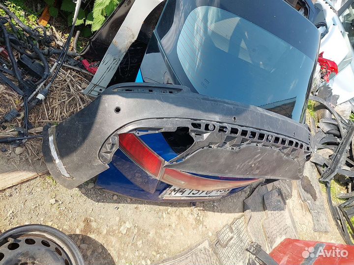 Юбка спойлер заднего бампера мерседес glc x253