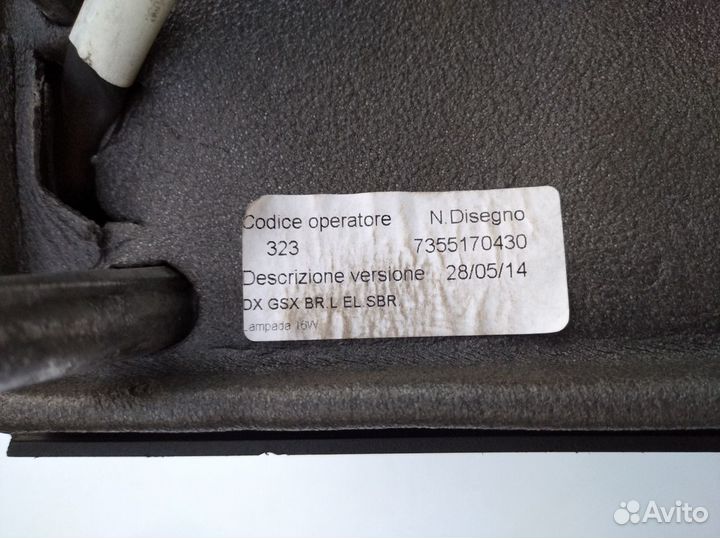 Зеркало правое Fiat Ducato