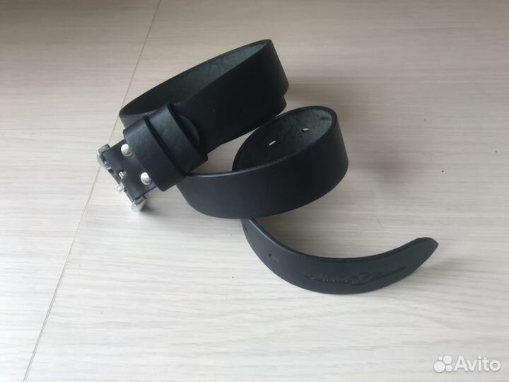 Ремень кожаный мужской, ручная работа