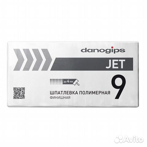 Финишная полимерная шпаклевка Dano JET9 20кг (48шт