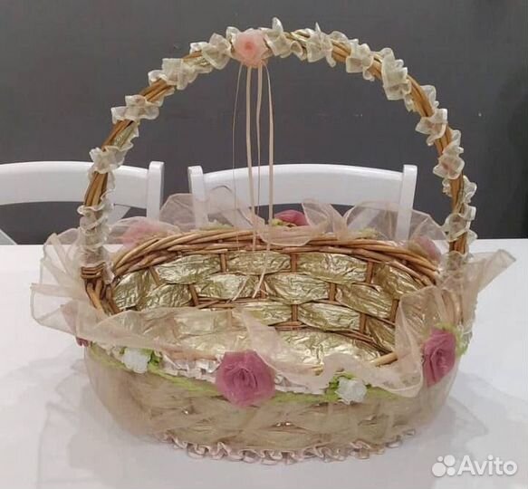 Соломенные корзины разного размера