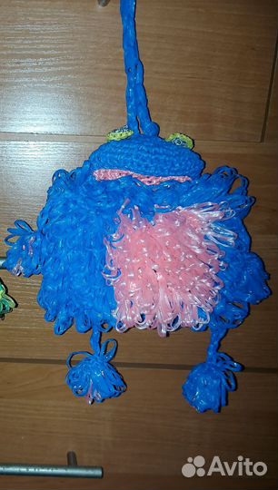 Мочалка игрушка Лягушка и ёжик