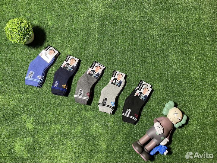 Носки однотонные оптом