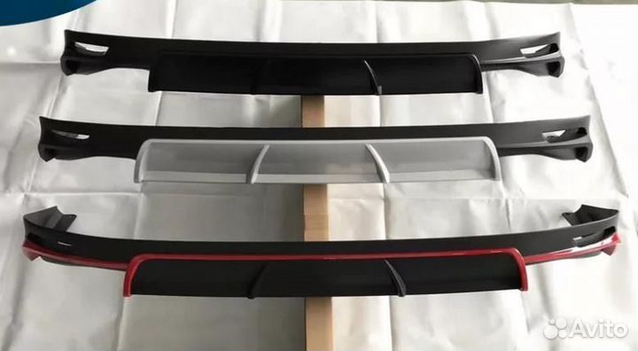 Toyota Camry 70 Диффузор заднего бампера S8EF2