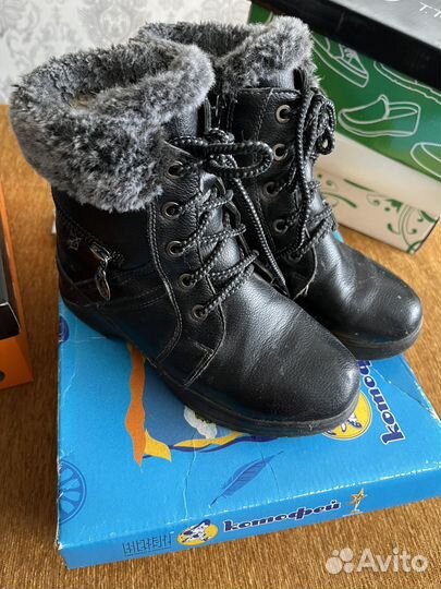 Ботинки зимние для девочки
