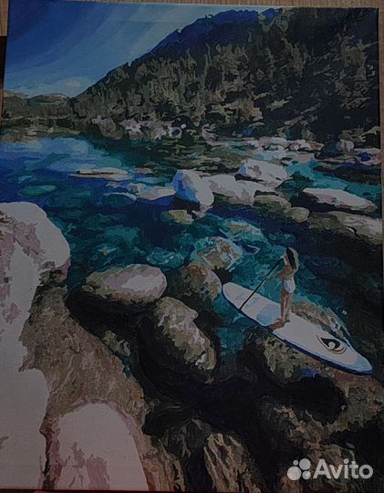 Картины по номерам раскрашенная