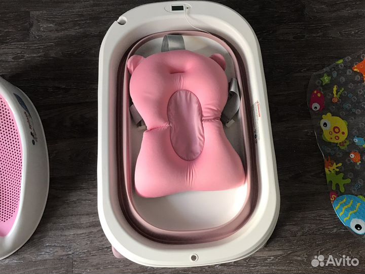 Горка для купания, матрас, ванночка для купания