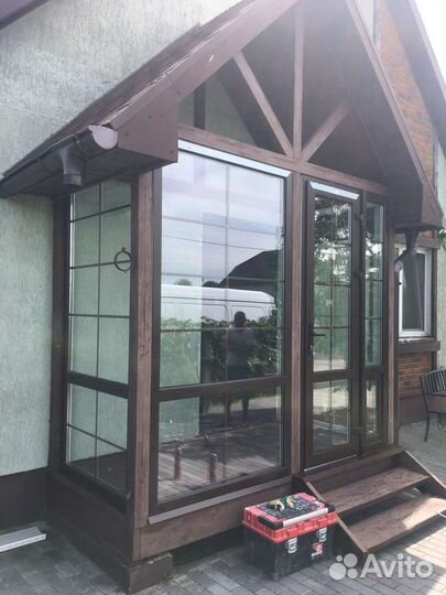 Окна на веранду