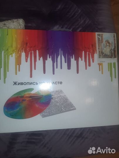 Картина по номерам Девочка Ангел 40на50