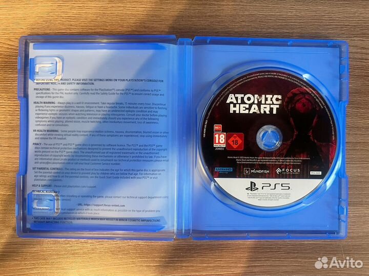 Atomic heart ps5 диск новый