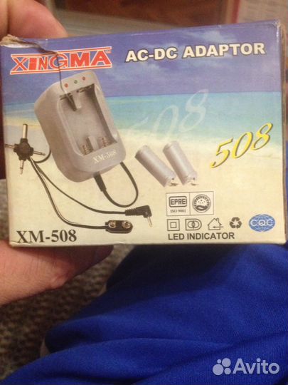 Блок питания 3-6V 0.5A XM-508 + зарядное устройств