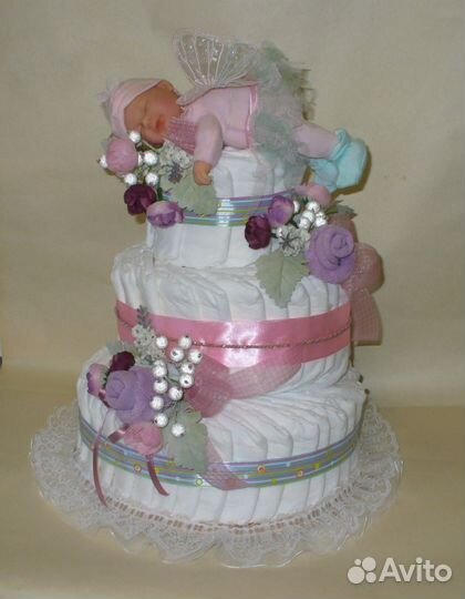 Торт из памперсов