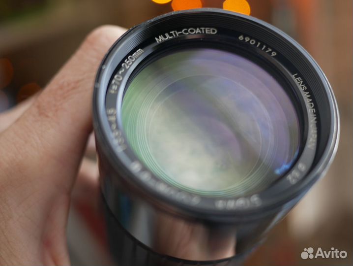 Pentax sigma 70-250 3,5-4,5 полнокадровая механика