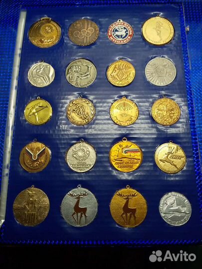 Спортивные мидали времён СССР по разным видам
