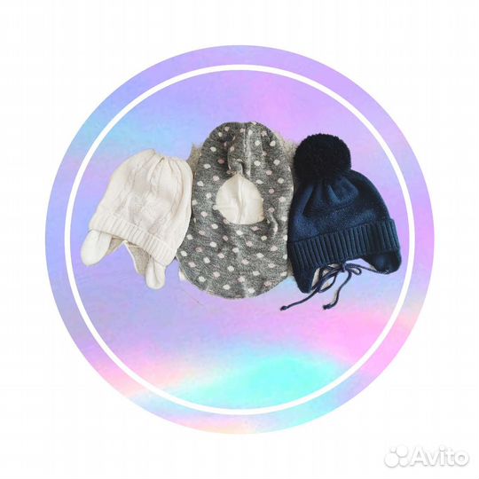 Шапка для девочки, зима и демисезон