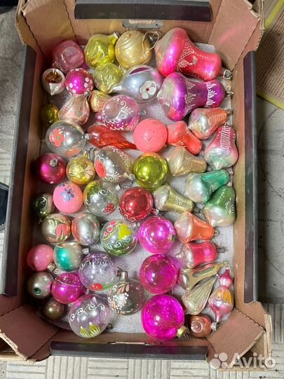 Елочные игрушки СССР