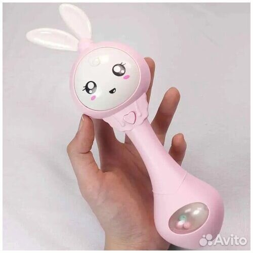 Интерактивная игрушка-погремушка умный малыш