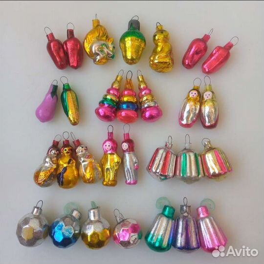 Мини-игрушки ёлочные СССР, навершие/верхушка/шпиль