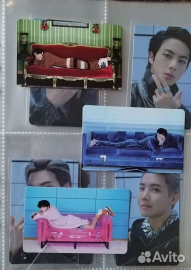 Карты BTS из альбома BE standart edition