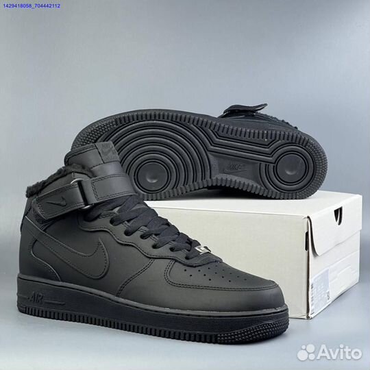Кроссовки Nike Air Force 1 High (с мехом) (Арт.21022)
