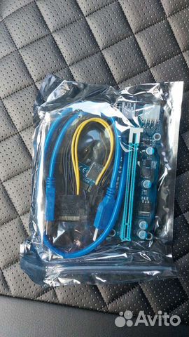 Райзер 006C 6pin Riser pci-e x16 usb - 60см