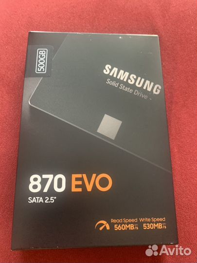 Оригенальный SSD samsung 870 evo 500Gb