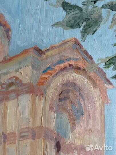 Картина маслом на холсте пейзаж Крым