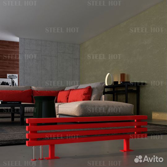 Напольный дизайнерский радиатор отопления от завод