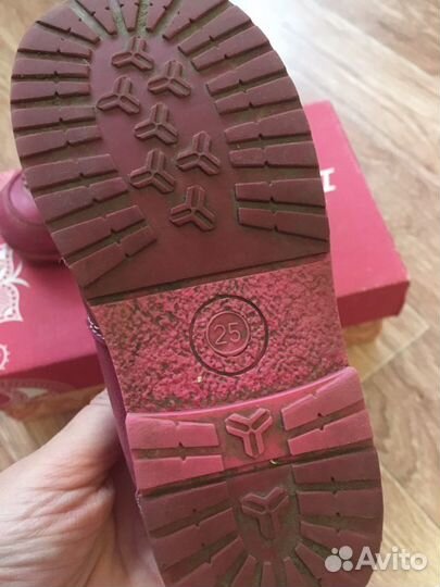 Ботинки 25 размер