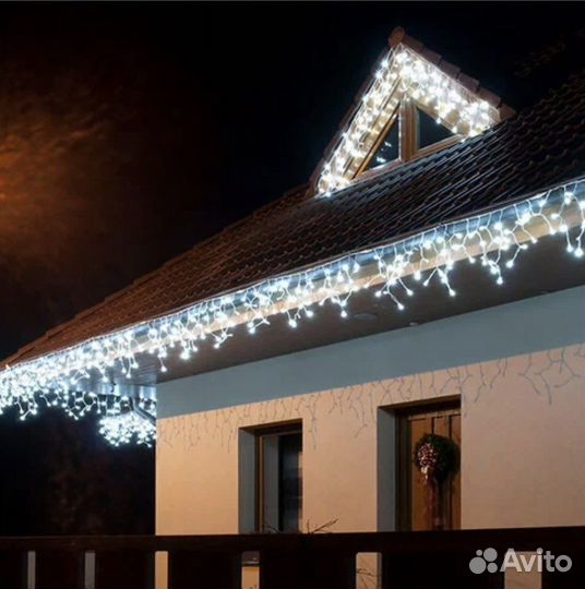 Освещения бахрома зановес водопад