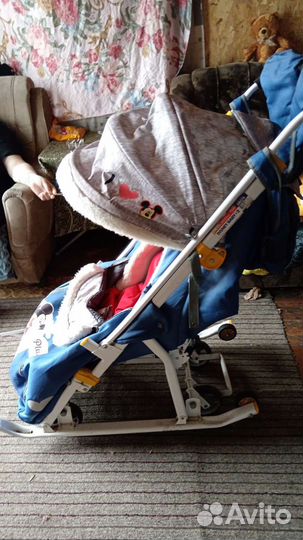 Санки коляска ника