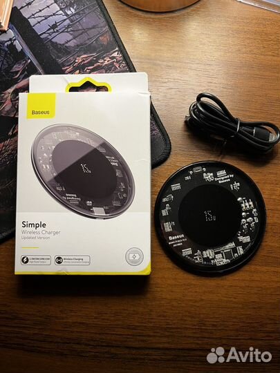 Беспроводная зарядка Baseus 15W