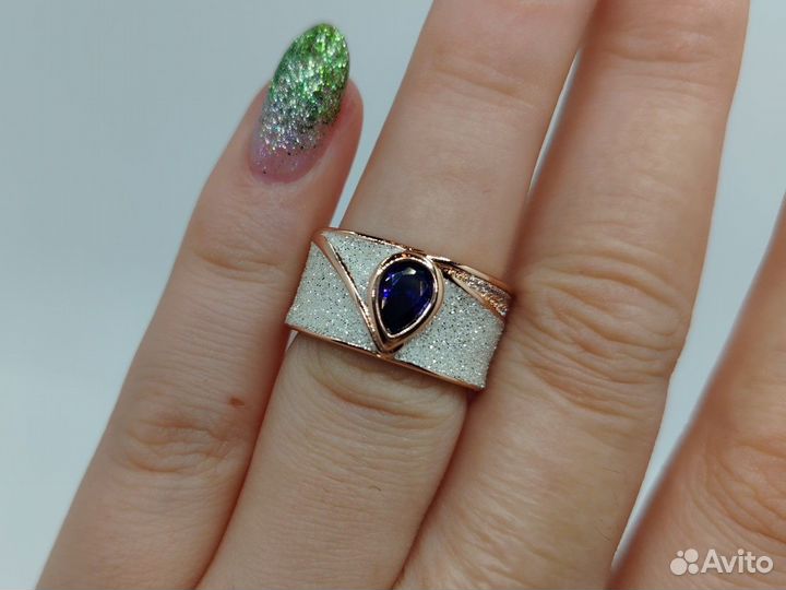 Набор, аметист, алмазная крошка 17р