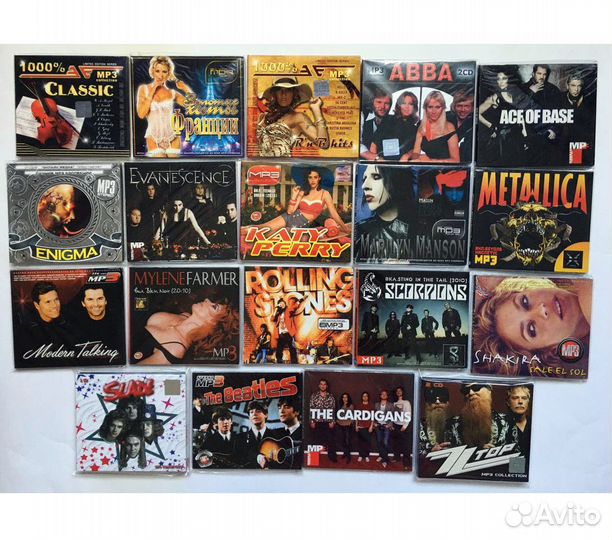 Mp3 диски DigiPack музыкальные