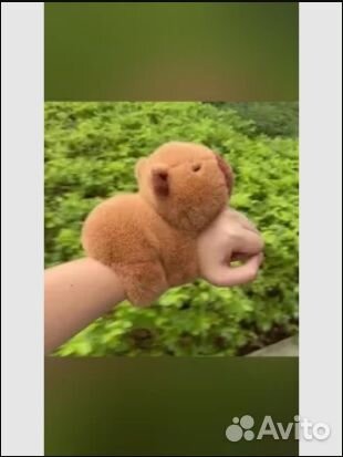 Мягкий браслет детский Капибара