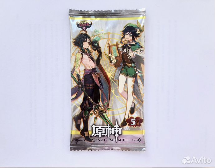 Редкие коллекционные карточки Genshin Impact
