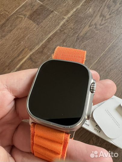 Apple watch Ultra 49mm L Orange Alpine Loop