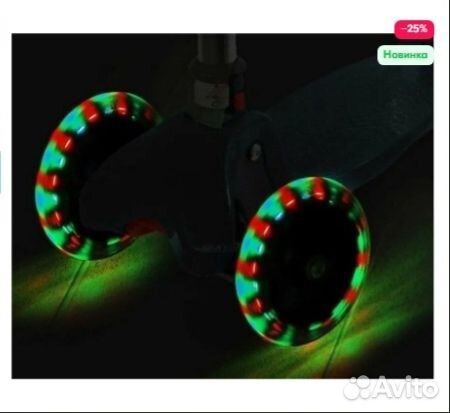 Самокат трехколесный 038Z, мини Принт