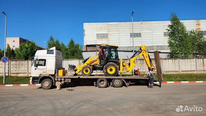Перевозка спецтехники, тралл