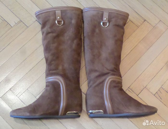 Сапоги женские замшевые (Alba).39 разм