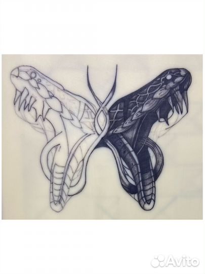 Модель на тату