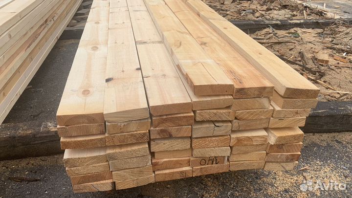 Доска обрезная естественной влажности хвоя 1 сорт