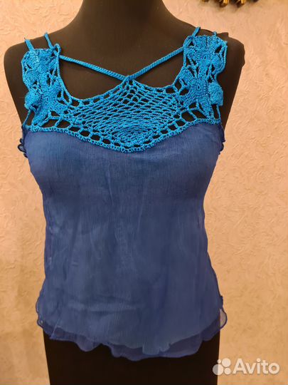 Топ Kookai р. S нат. шелк