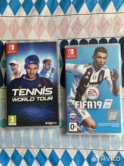 Игры для nintendo switch fifa 19 и tennis