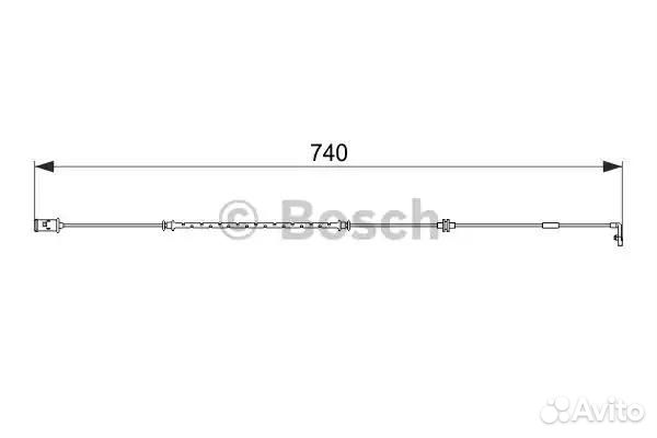 Датчик износа диск.колодки