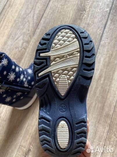 Ботинки зимние детские 24р