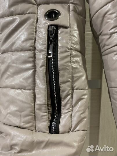 Куртка из экокожи zara