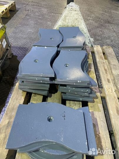 Броня, стойки, лопатки для абз