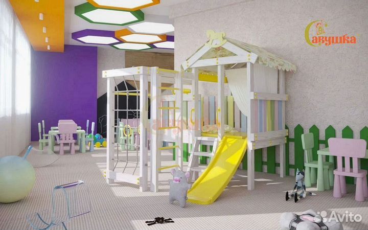 Детский комплекс в квартиру Савушка Baby club 1
